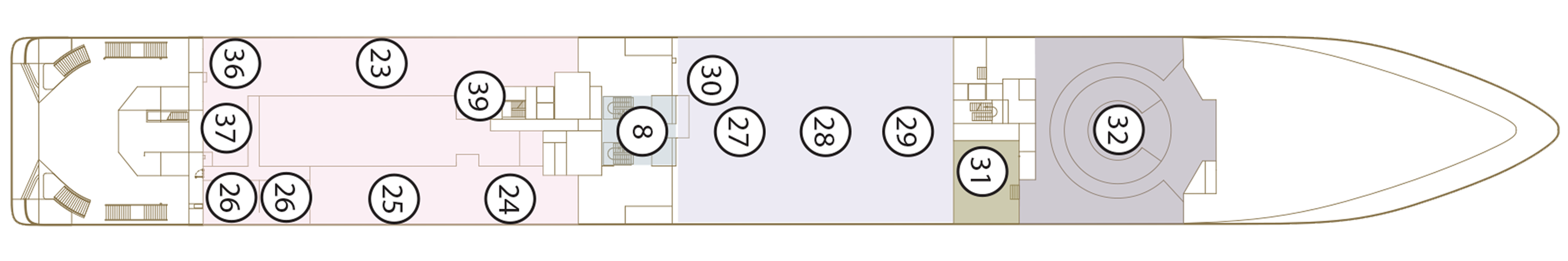 Scenic Ocean Cruises, Scenic Ikon Deck 4.png